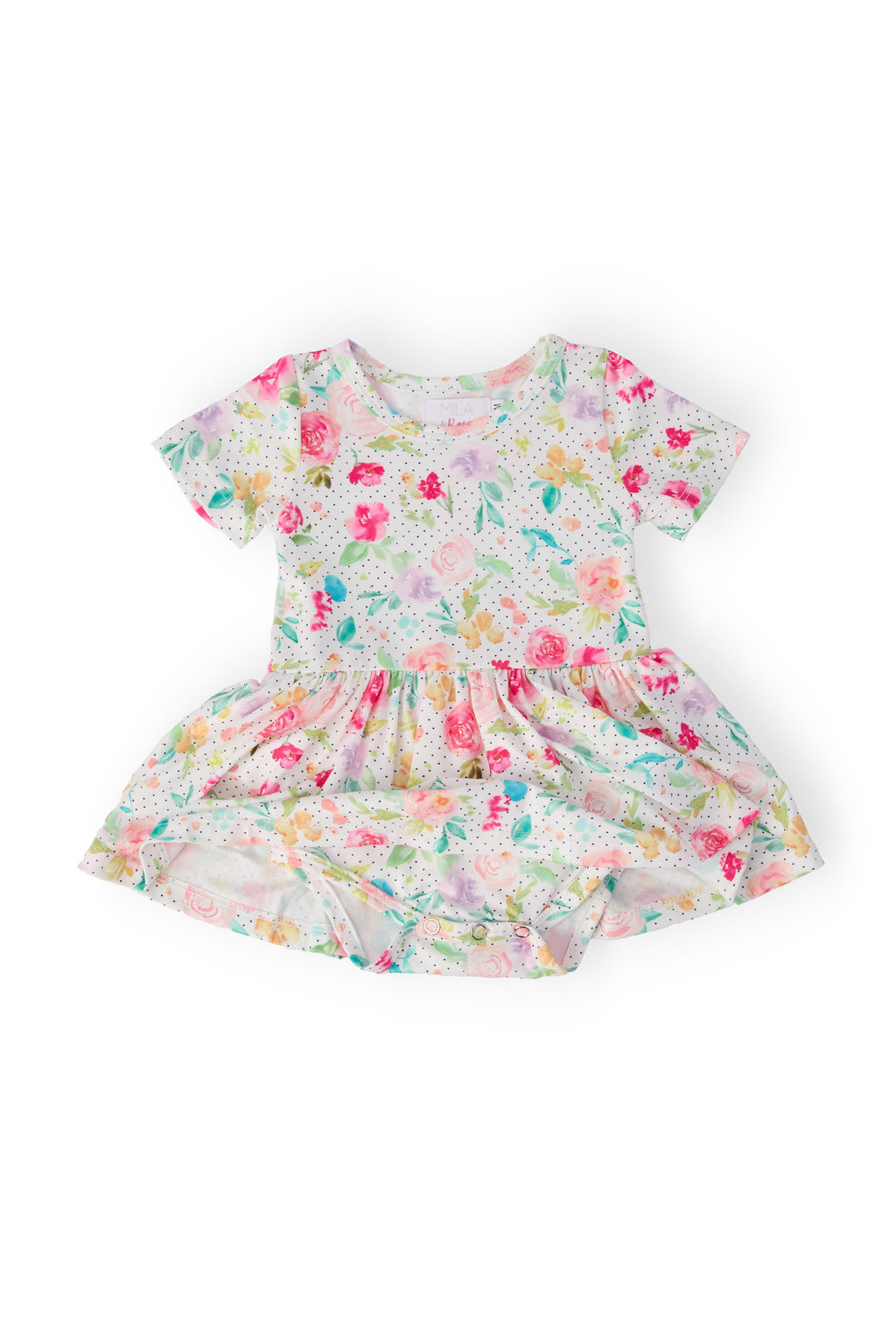 Painted Posies S/S Twirl Bodysuit by Mila & Rose ®