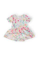 Painted Posies S/S Twirl Bodysuit by Mila & Rose ®