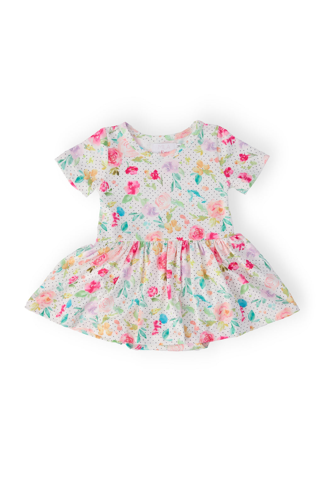 Painted Posies S/S Twirl Bodysuit by Mila & Rose ®