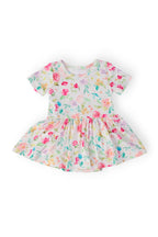 Painted Posies S/S Twirl Bodysuit by Mila & Rose ®