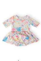Pastel Floral Bunnies Twirl Bodysuit by Mila & Rose ®