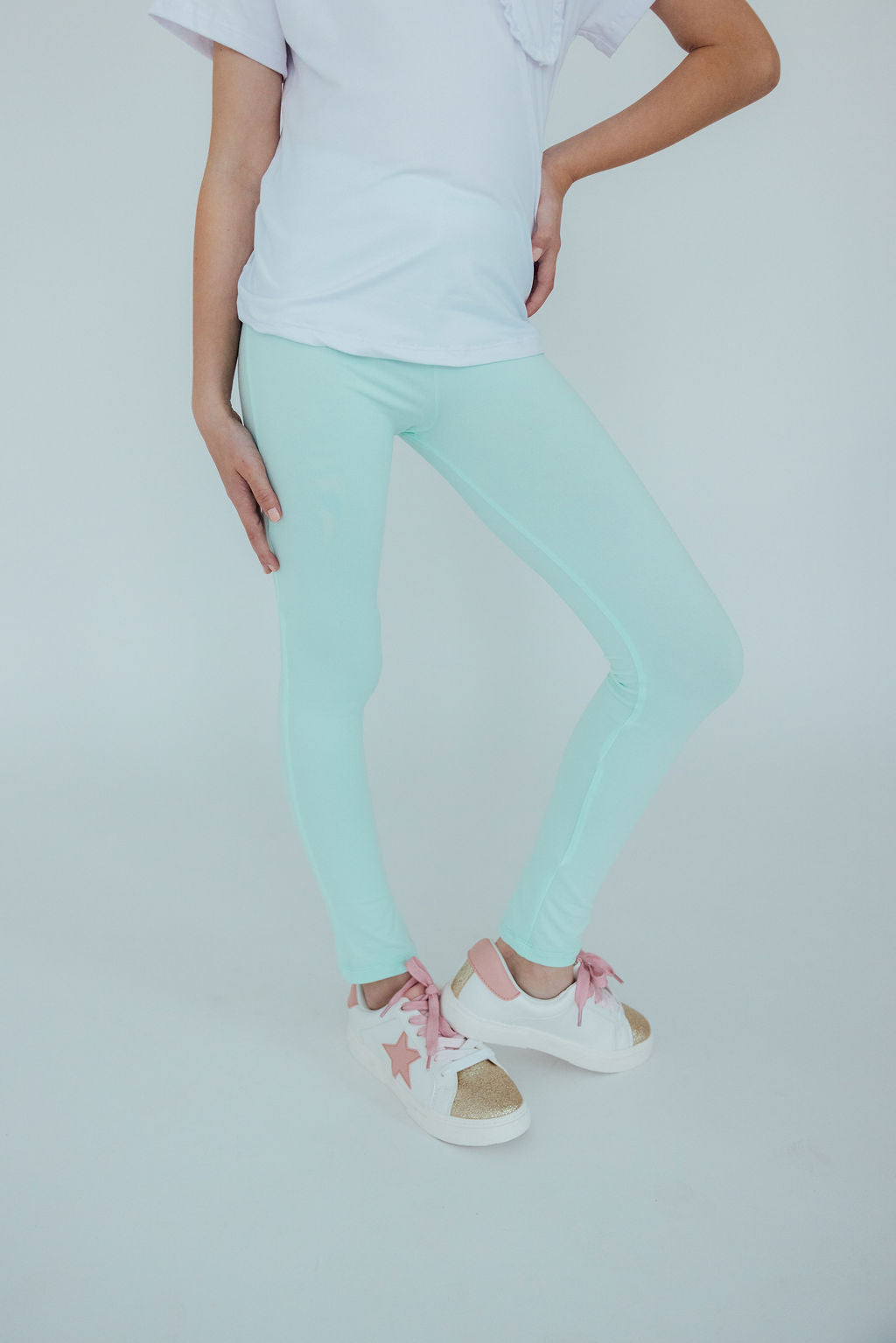 Pastel Green Leggings by Mila & Rose ®