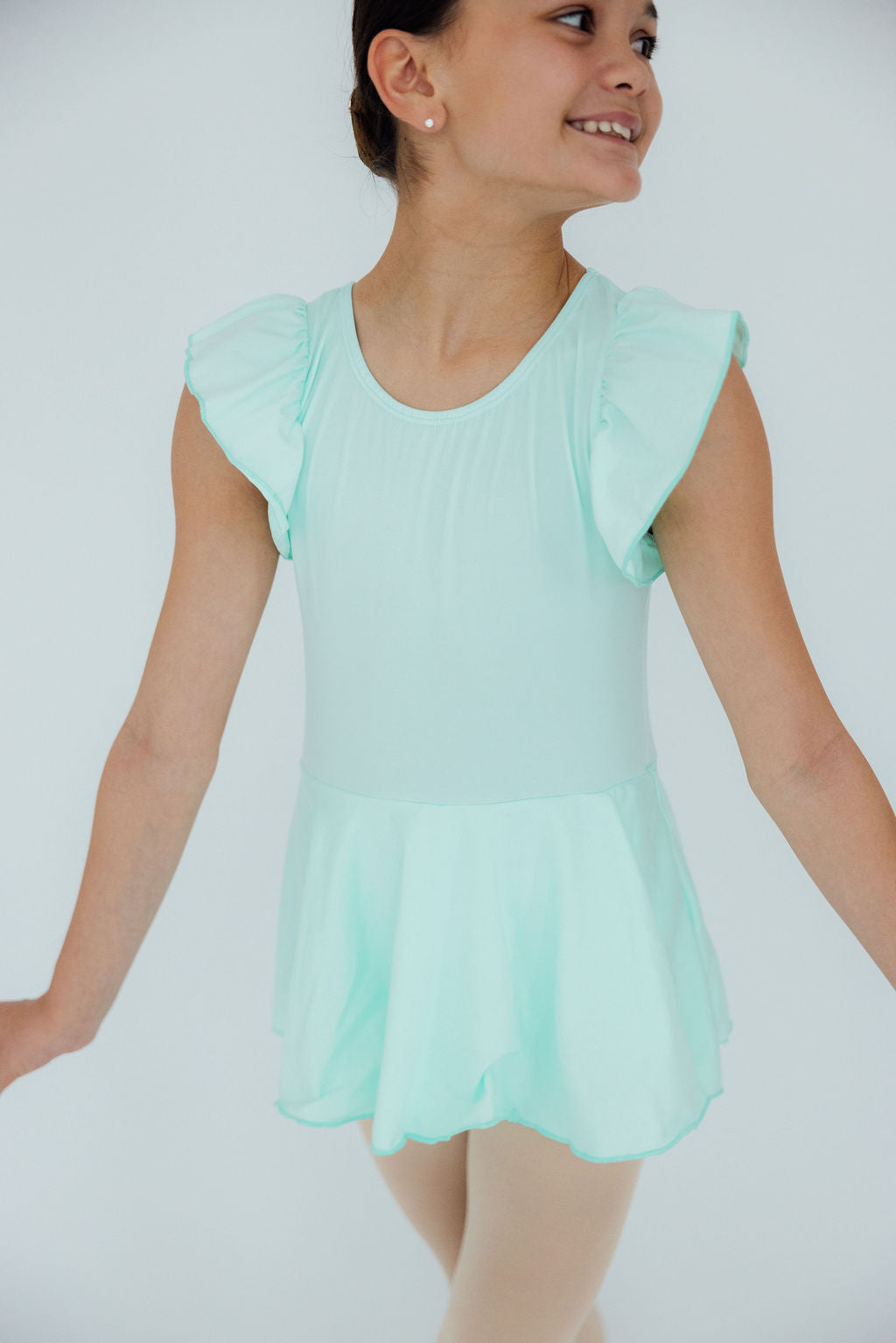 Pastel Green S/S Twirl Leotard by Mila & Rose ®