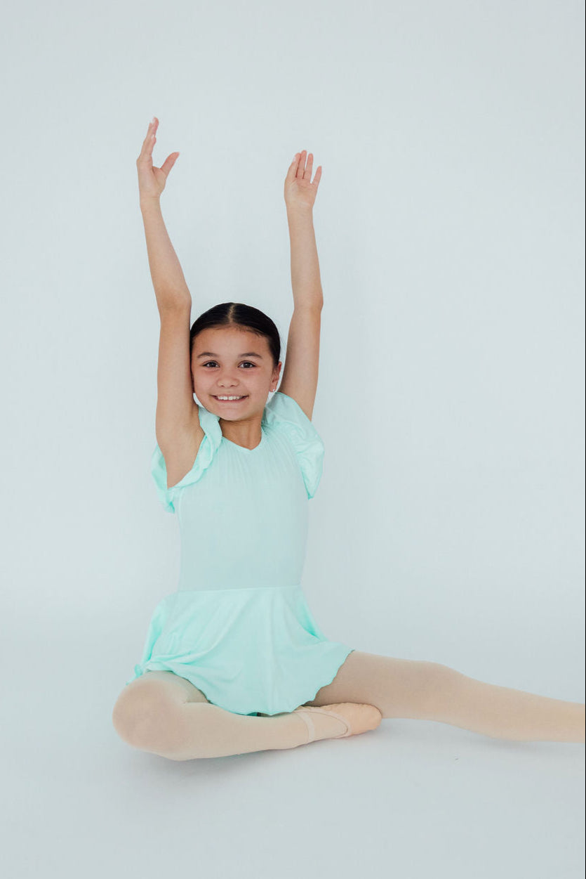 Pastel Green S/S Twirl Leotard by Mila & Rose ®