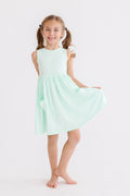 Pastel Green Tank Pocket Twirl Dress by Mila & Rose ®