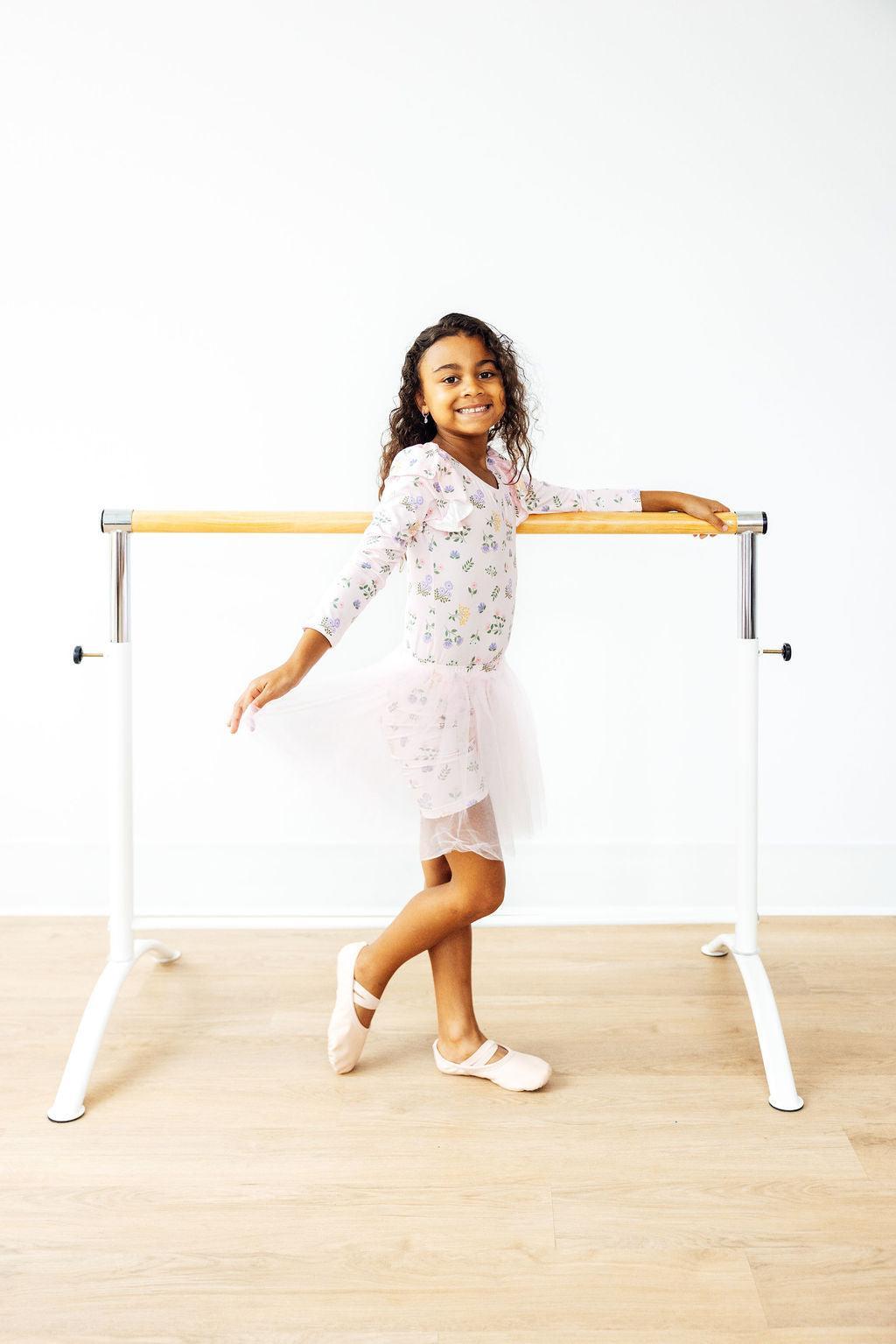 Pastel Petals L/S Flutter Sleeve Leotard by Mila & Rose ®