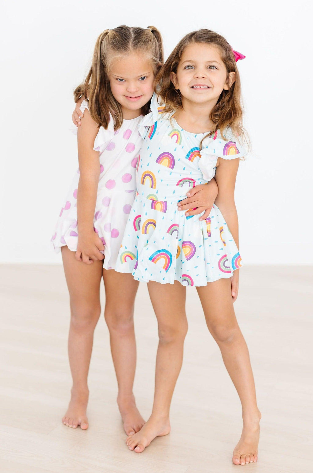 Pastel Polka Dot S/S Twirl Leotard by Mila & Rose ®