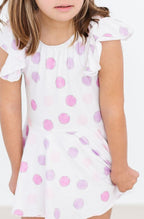 Pastel Polka Dot S/S Twirl Leotard by Mila & Rose ®