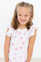 Pastel Polka Dot S/S Twirl Leotard by Mila & Rose ®