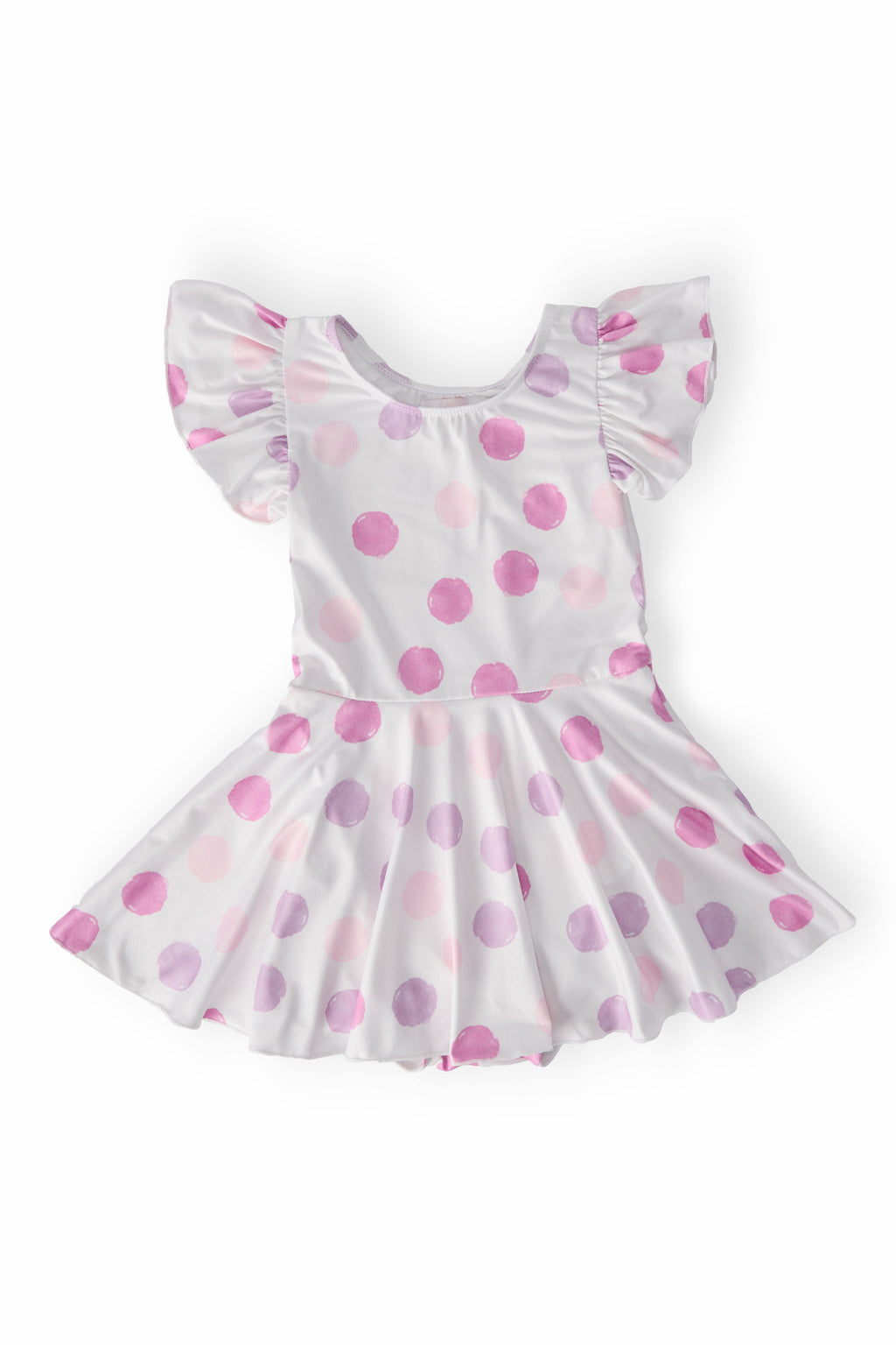 Pastel Polka Dot S/S Twirl Leotard by Mila & Rose ®
