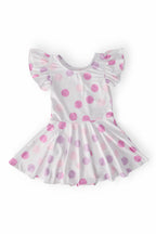 Pastel Polka Dot S/S Twirl Leotard by Mila & Rose ®