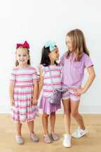 Pastel Stripes Twirl Shorts by Mila & Rose ®