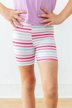 Pastel Stripes Twirl Shorts by Mila & Rose ®