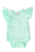 Pastel Green S/S Flutter Bodysuit by Mila & Rose ®