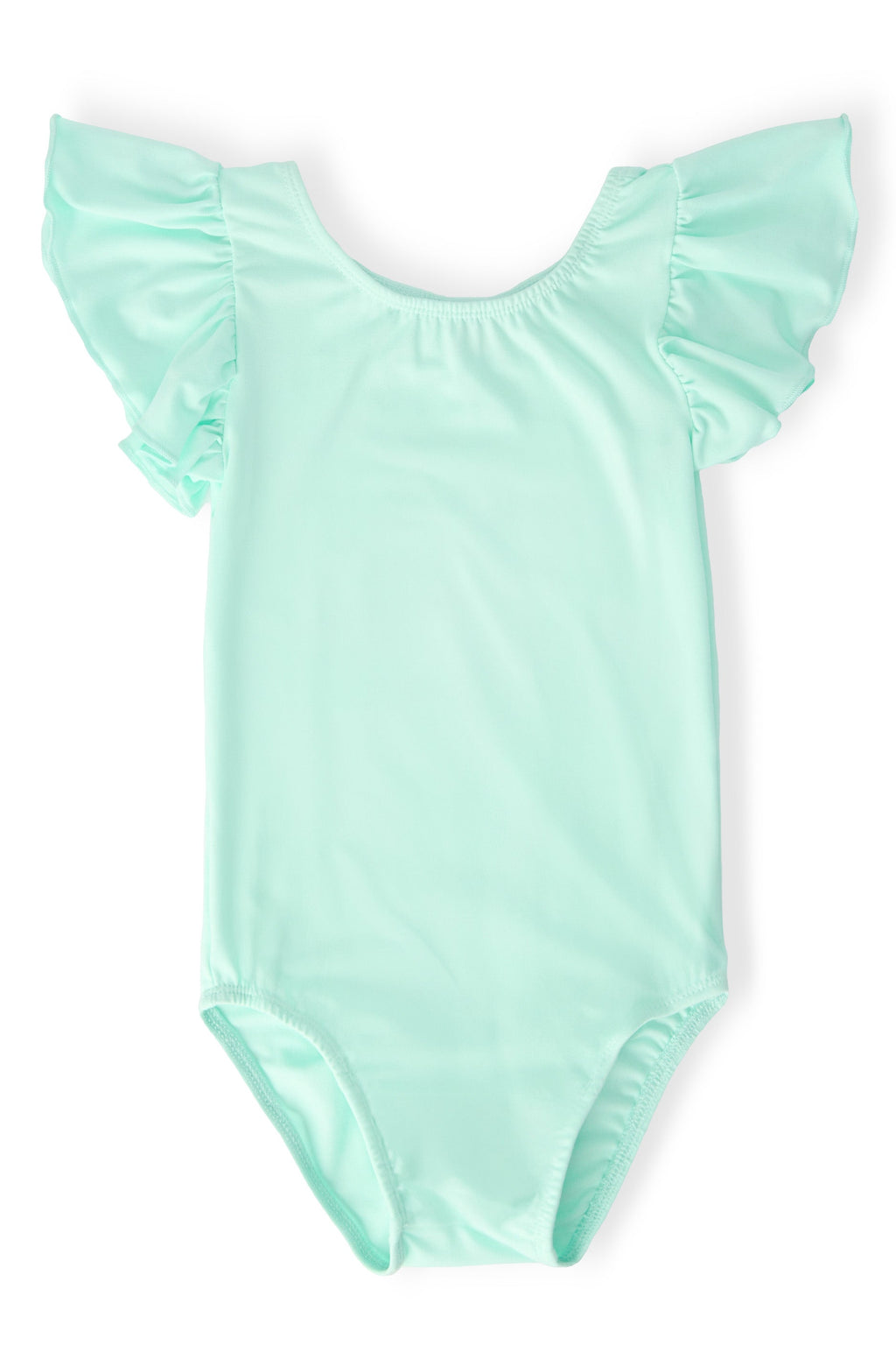 Pastel Green S/S Flutter Sleeve Leotard by Mila & Rose ®