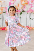 Patchwork Princess S/S Pocket Twirl Dress by Mila & Rose ®
