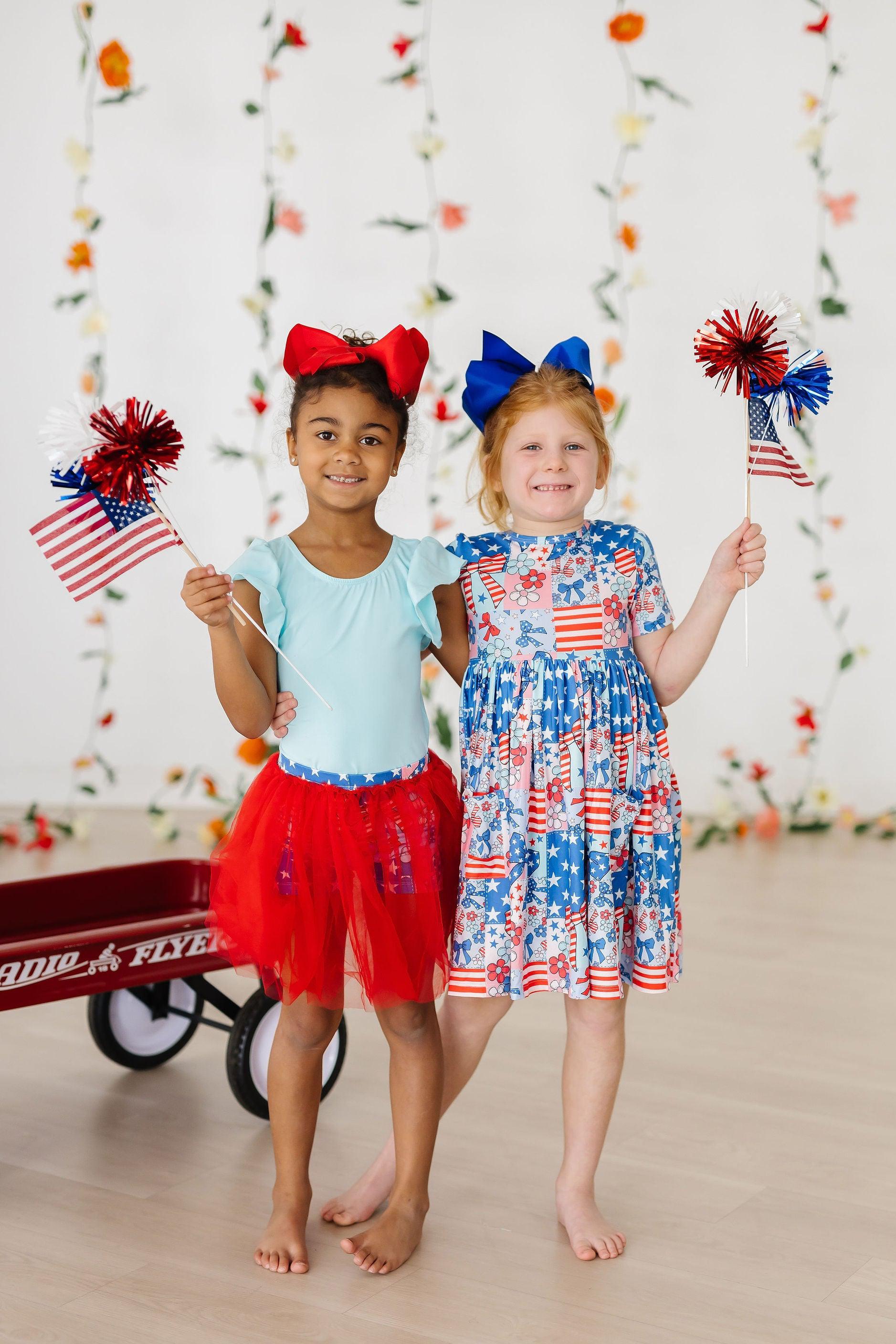 SALE Patriotic Patchwork Tutu Shorts by Mila & Rose ®