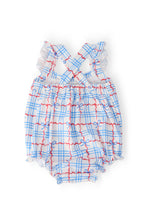 Patriotic Picnic Ruffle Cross Back Romper by Mila & Rose ®