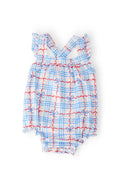 Patriotic Picnic Ruffle Cross Back Romper by Mila & Rose ®
