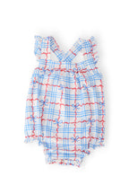 Patriotic Picnic Ruffle Cross Back Romper by Mila & Rose ®