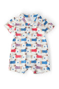 Patriotic Pups Polo Shorty One-Piece by Mila & Rose ®