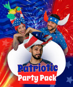 Patriotic Party Pack (20 Hats & 20 Headbands) by Foam Party Hats Inc