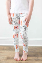 Peach Rainbow Leggings by Mila & Rose ®