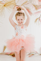 Peach Rainbow Tank Tutu Leotard by Mila & Rose ®