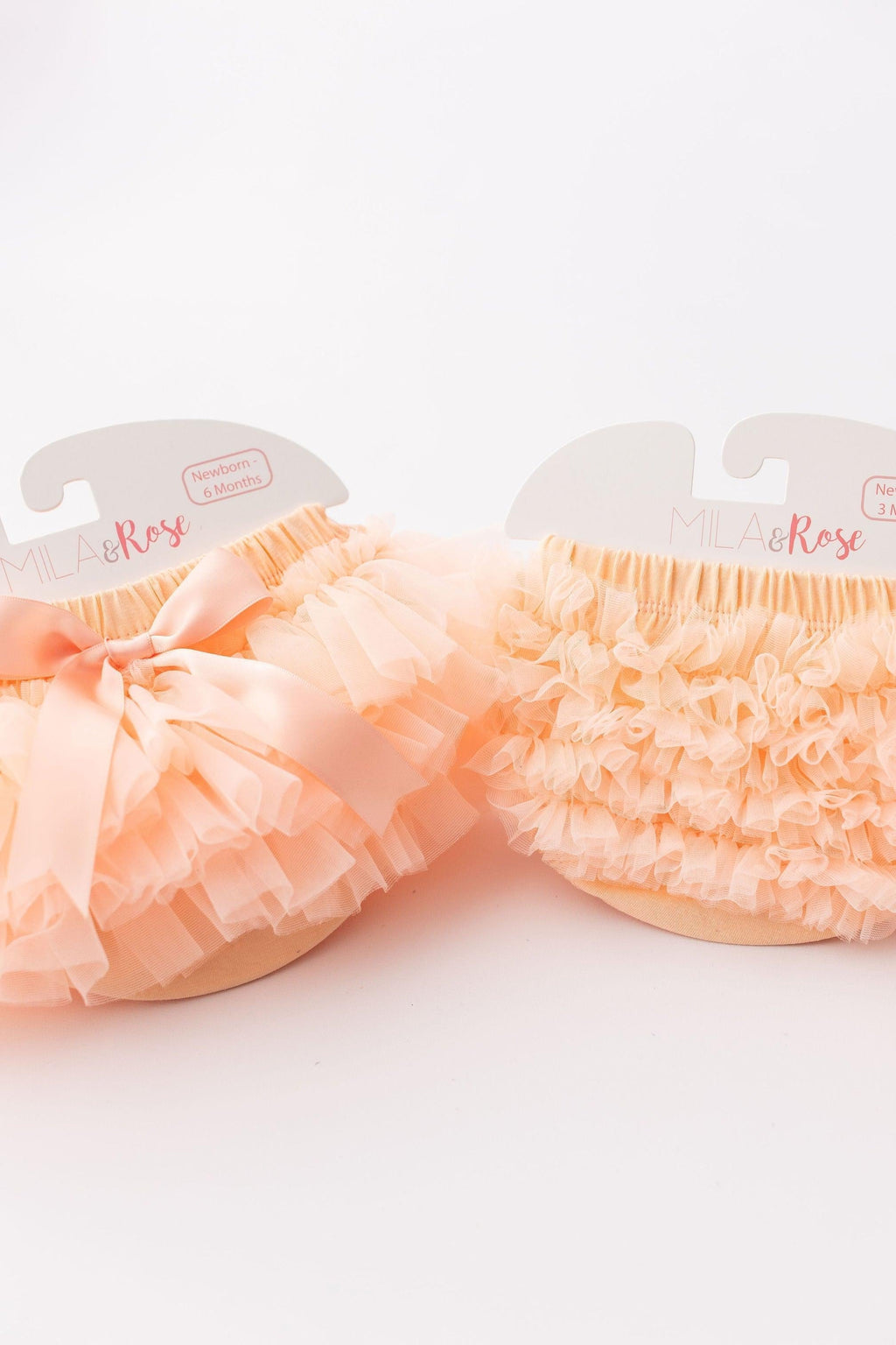 Peach Ruffle Bum Bloomer by Mila & Rose ®