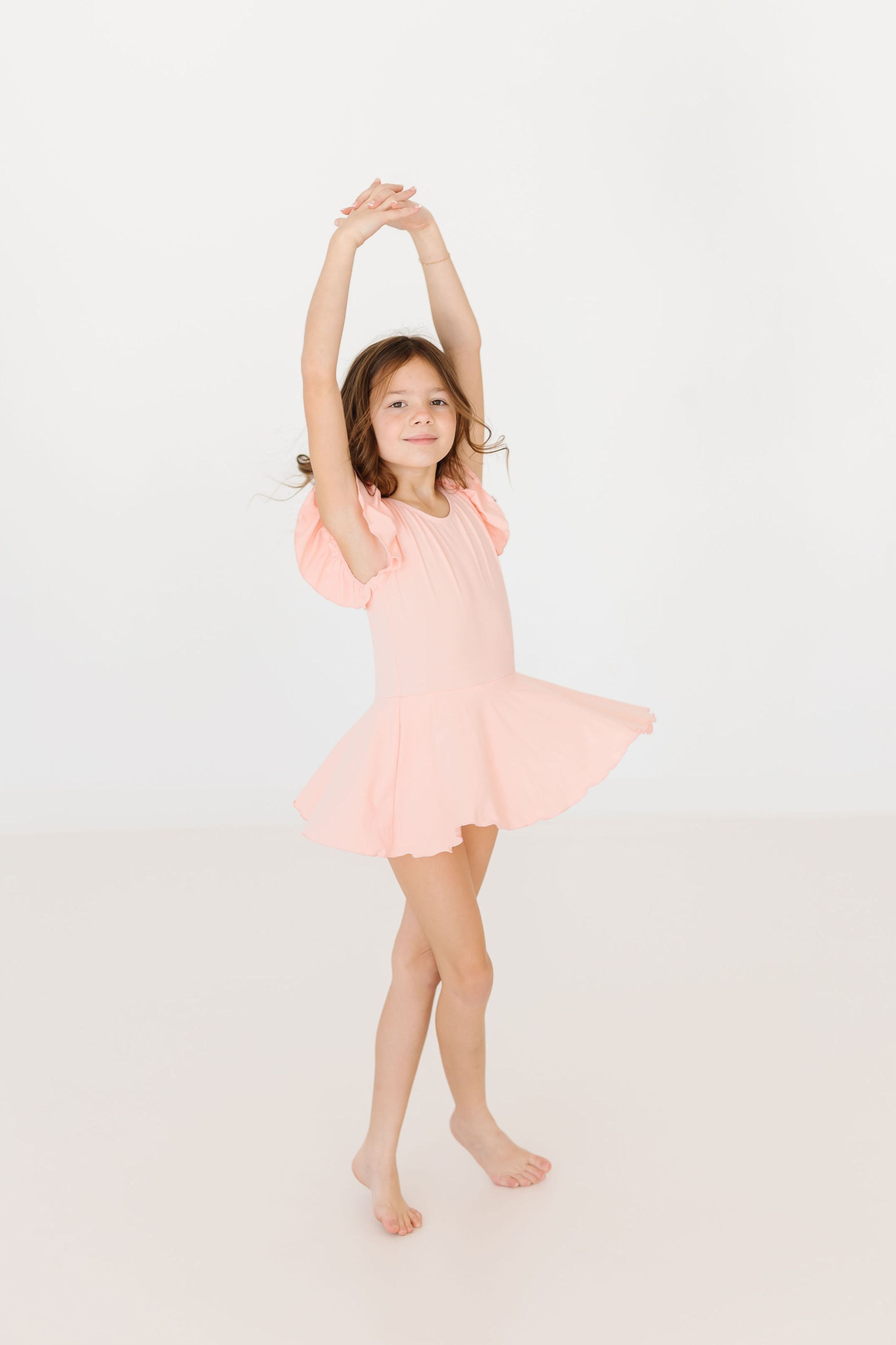 Peach S/S Twirl Leotard by Mila & Rose ®