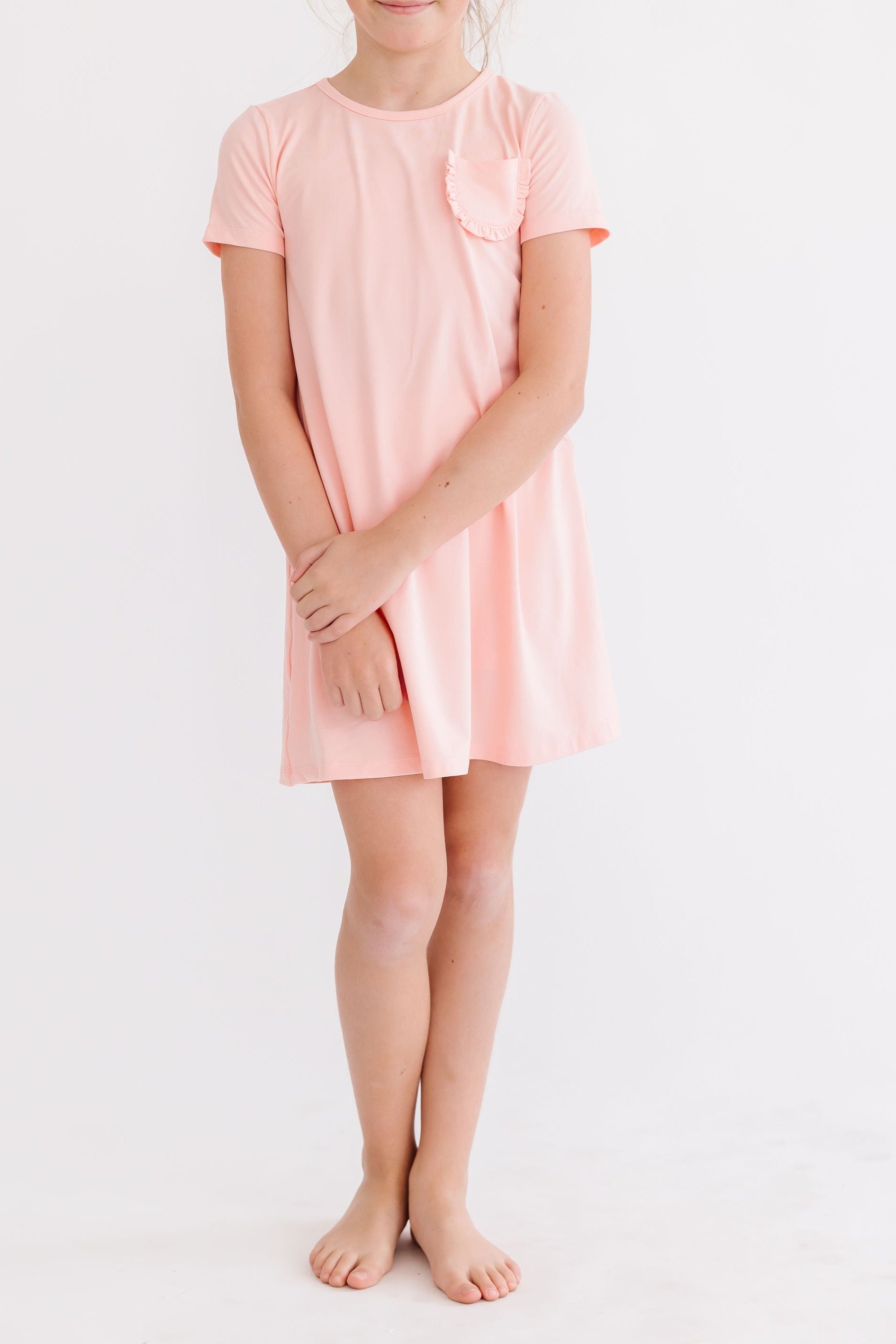 Peach T-Shirt Dress by Mila & Rose ®
