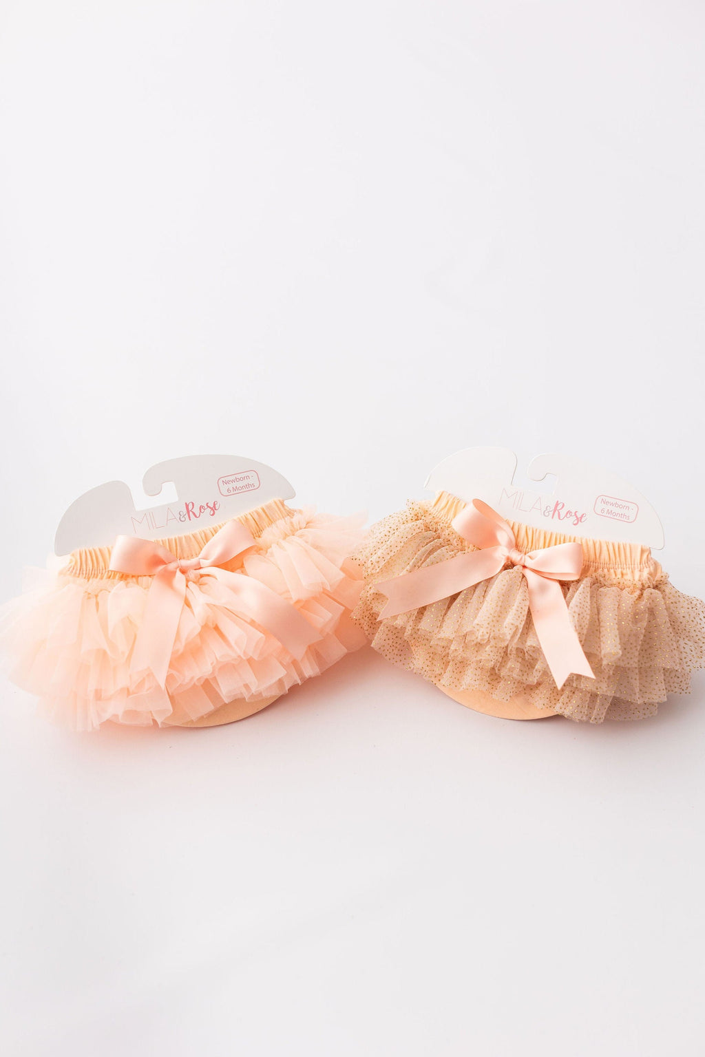 Peach & Gold Glitter Tutu Bloomer by Mila & Rose ®