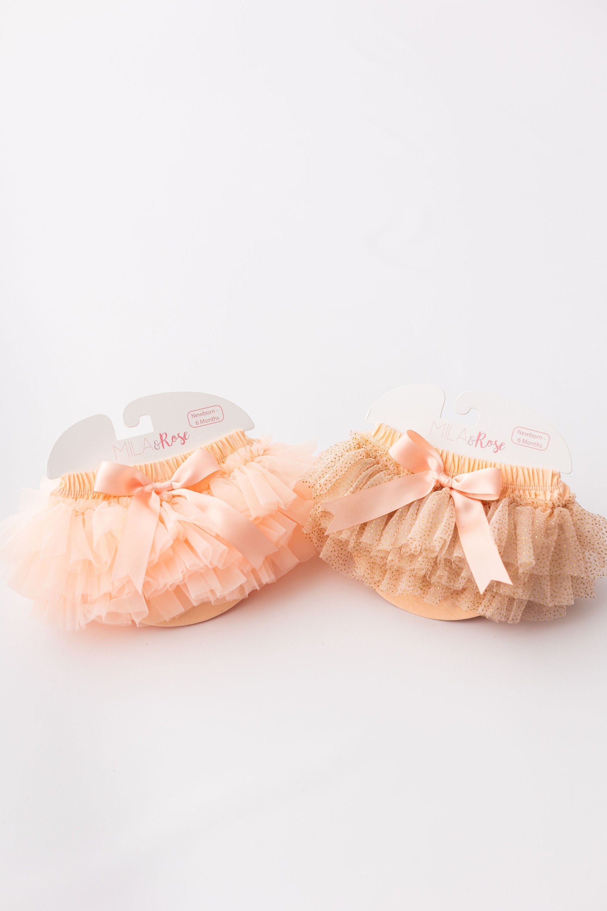 Peach & Gold Glitter Tutu Bloomer by Mila & Rose ®