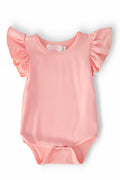 Peach S/S Flutter Bodysuit by Mila & Rose ®