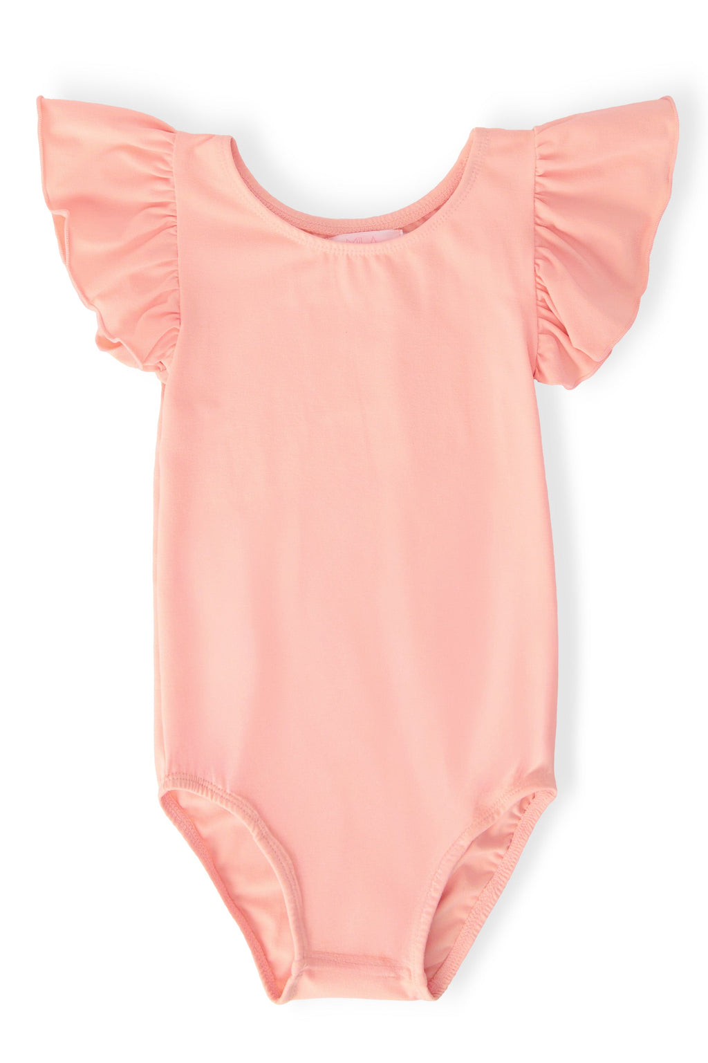 Peach S/S Flutter Sleeve Leotard by Mila & Rose ®