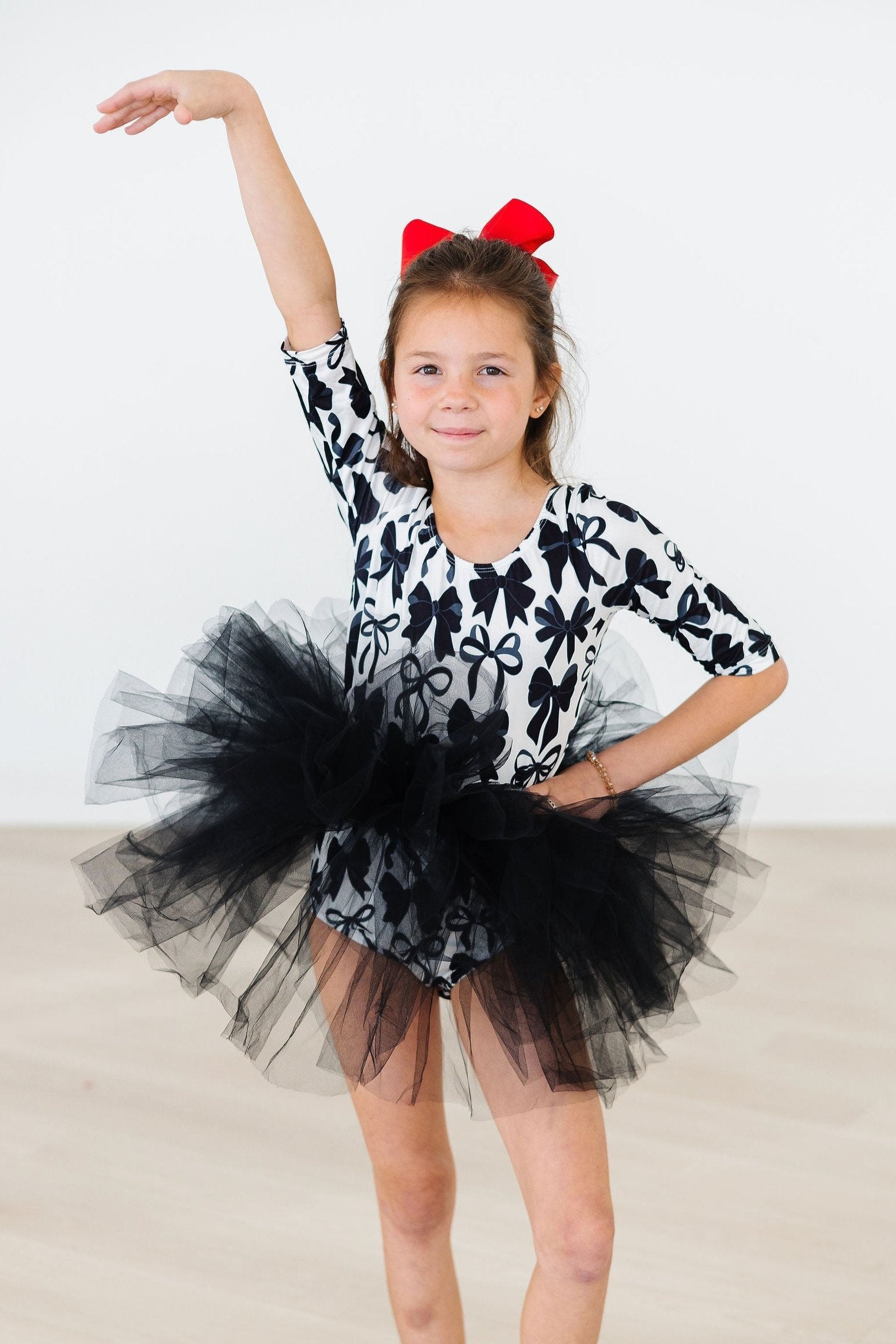 Perfectly Tied 3/4 Sleeve Tutu Leotard by Mila & Rose ®