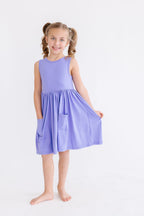Periwinkle Pocket Tank Twirl Dress by Mila & Rose ®