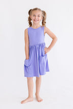 Periwinkle Pocket Tank Twirl Dress by Mila & Rose ®