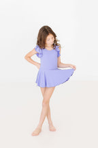 Periwinkle S/S Twirl Leotard by Mila & Rose ®