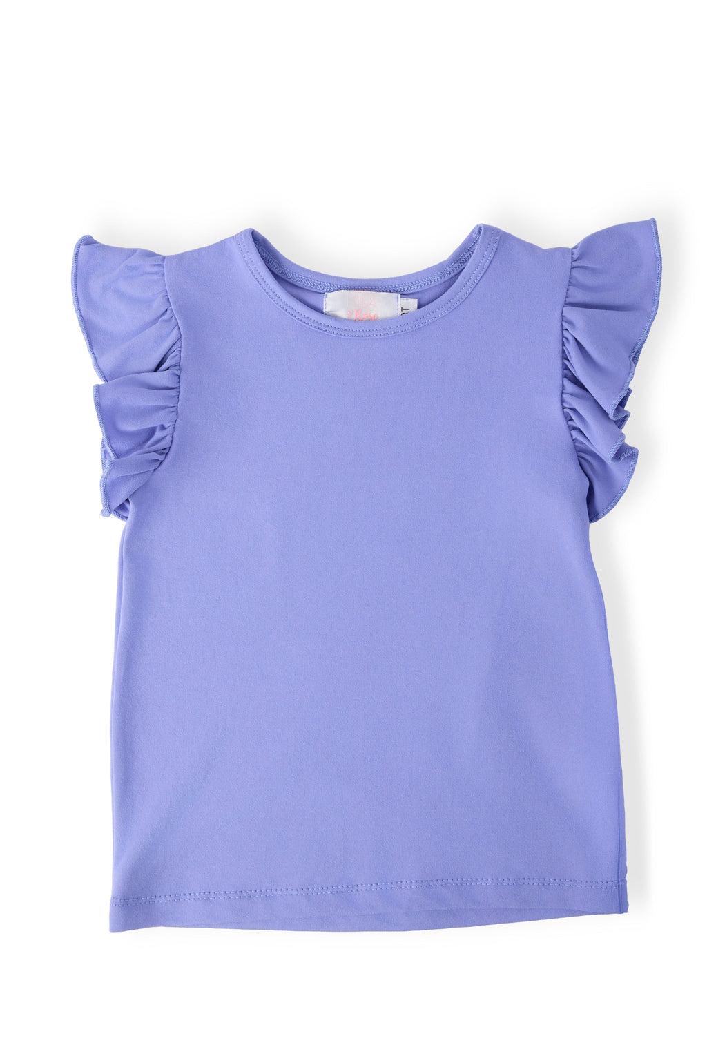 Periwinkle S/S Ruffle Tee by Mila & Rose ®