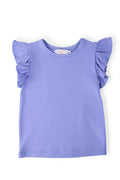 Periwinkle S/S Ruffle Tee by Mila & Rose ®