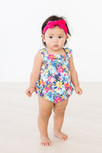 Petal Paradise Ruffle Cross Back Romper by Mila & Rose ®