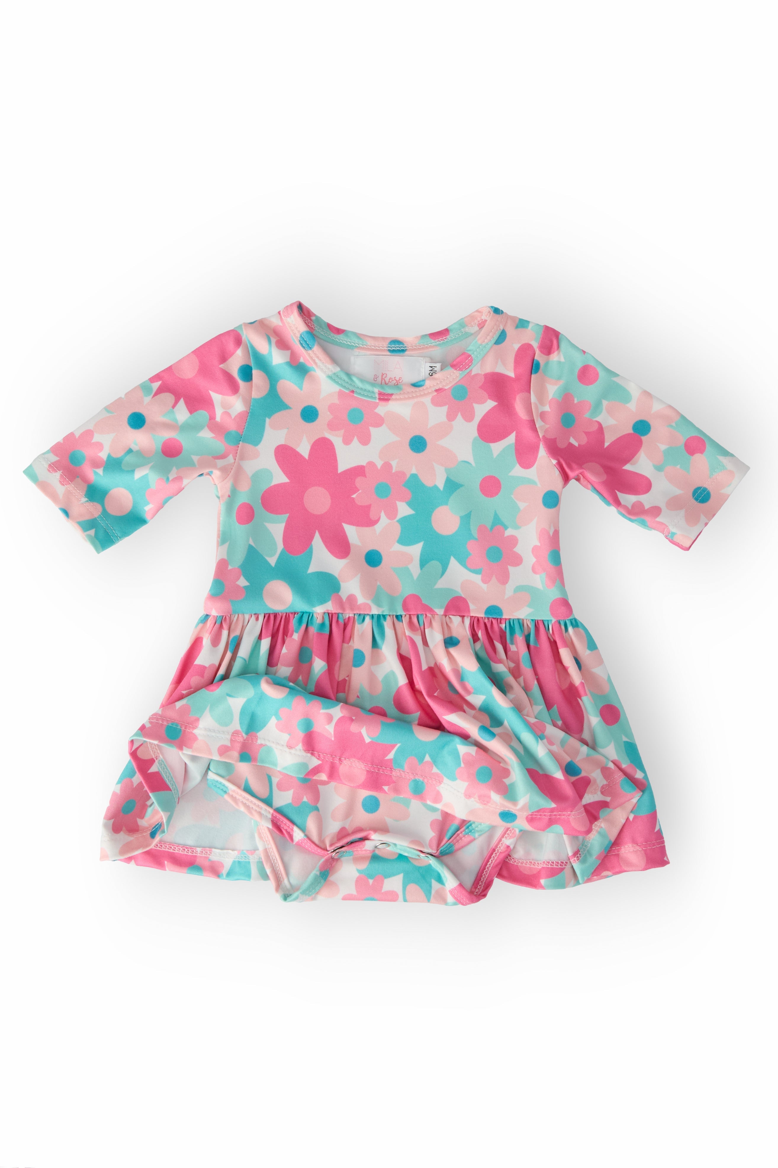 SALE Petal Perfection 3/4 Sleeve Twirl Bodysuit by Mila & Rose ®