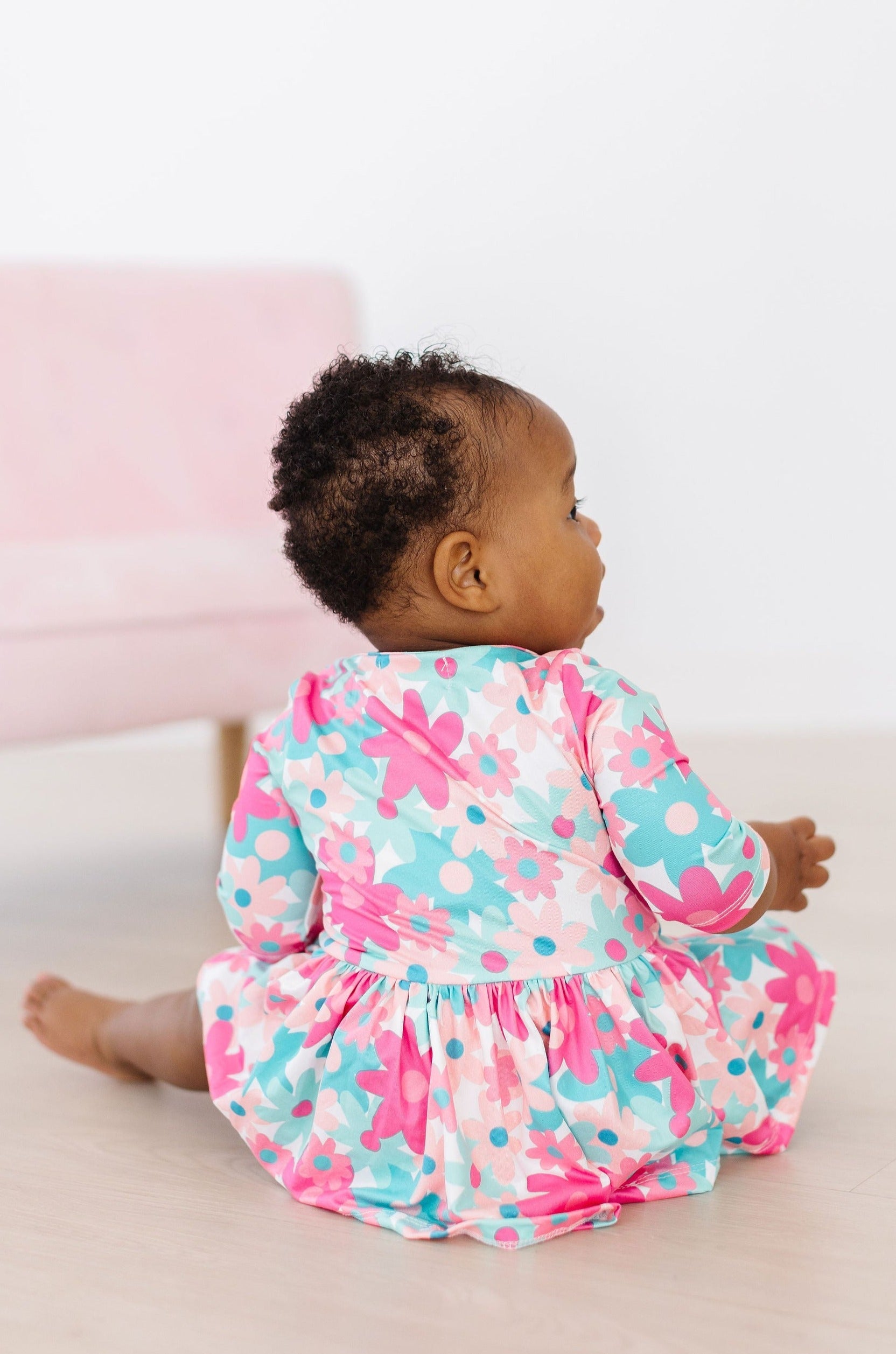 SALE Petal Perfection 3/4 Sleeve Twirl Bodysuit by Mila & Rose ®
