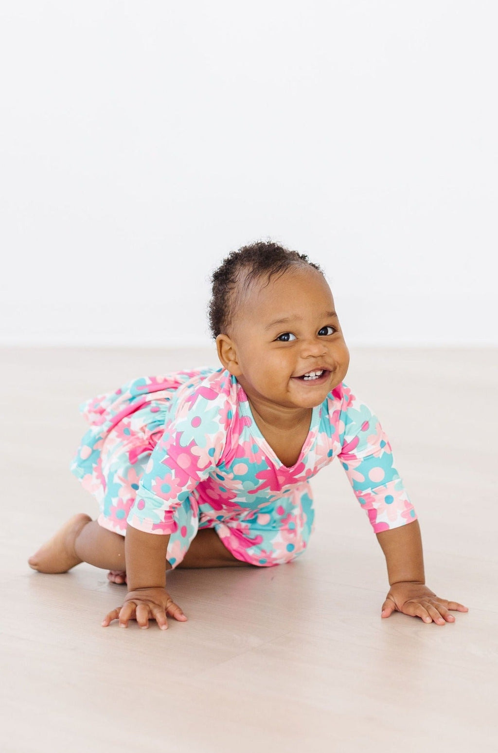 SALE Petal Perfection 3/4 Sleeve Twirl Bodysuit by Mila & Rose ®