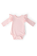 Petal Pink L/S Flutter Bodysuit by Mila & Rose ®