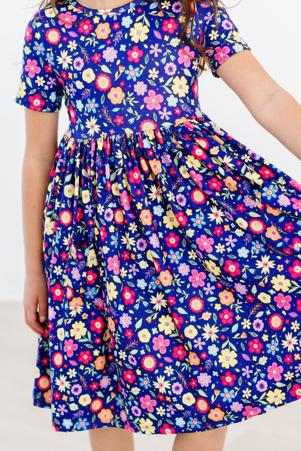 Pick a Posy S/S Pocket Twirl Dress by Mila & Rose ®