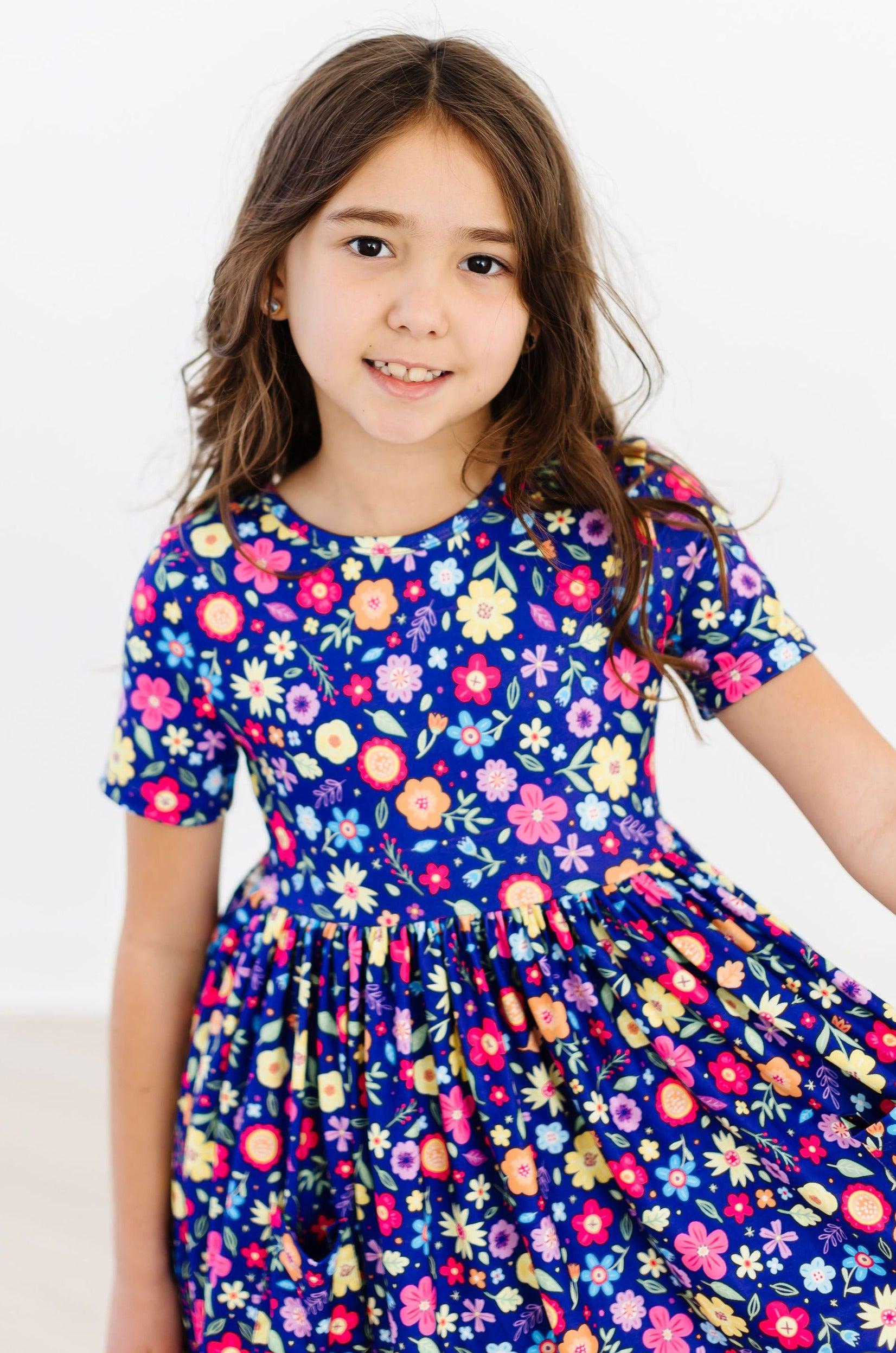 Pick a Posy S/S Pocket Twirl Dress by Mila & Rose ®