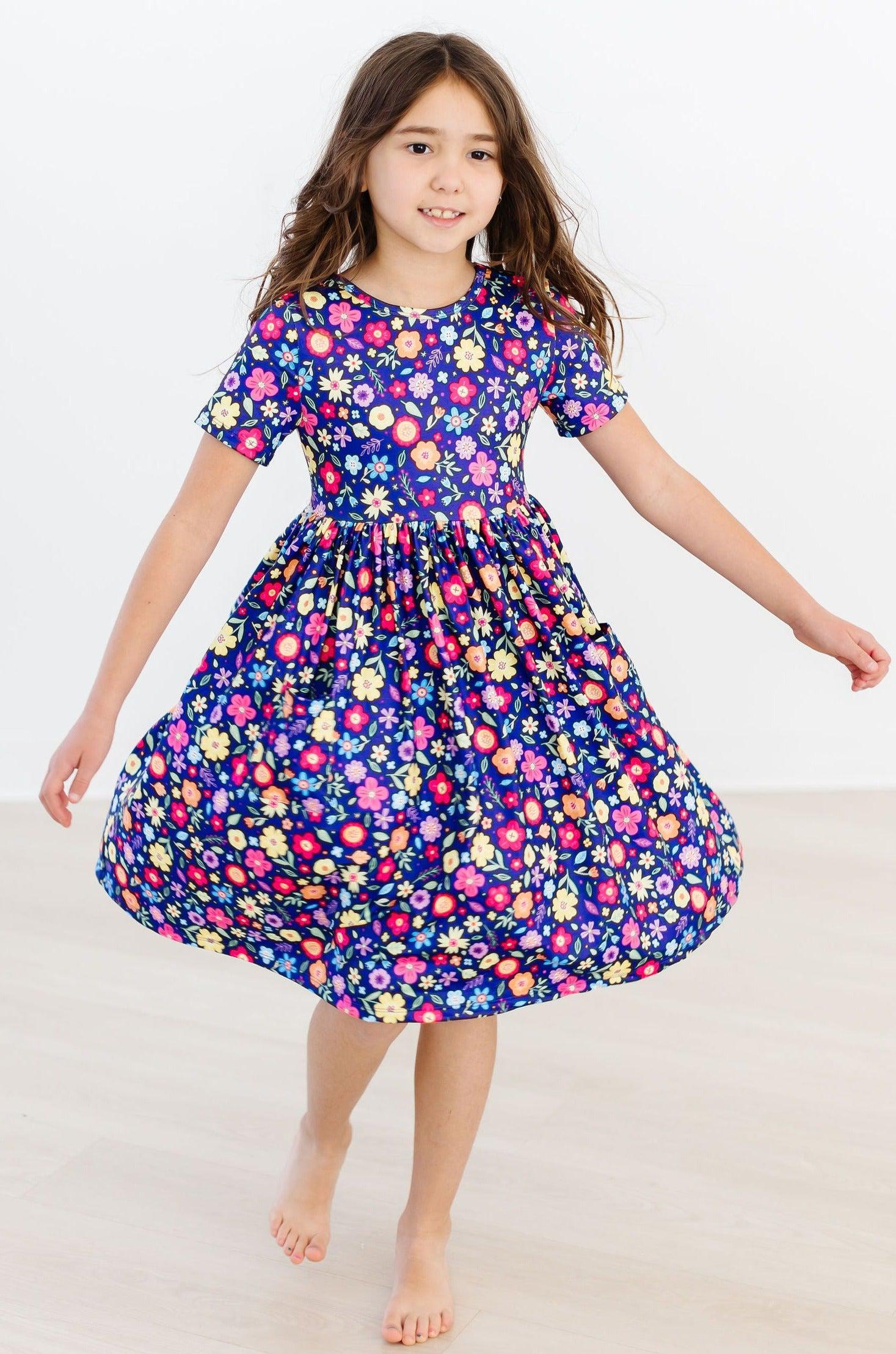 Pick a Posy S/S Pocket Twirl Dress by Mila & Rose ®