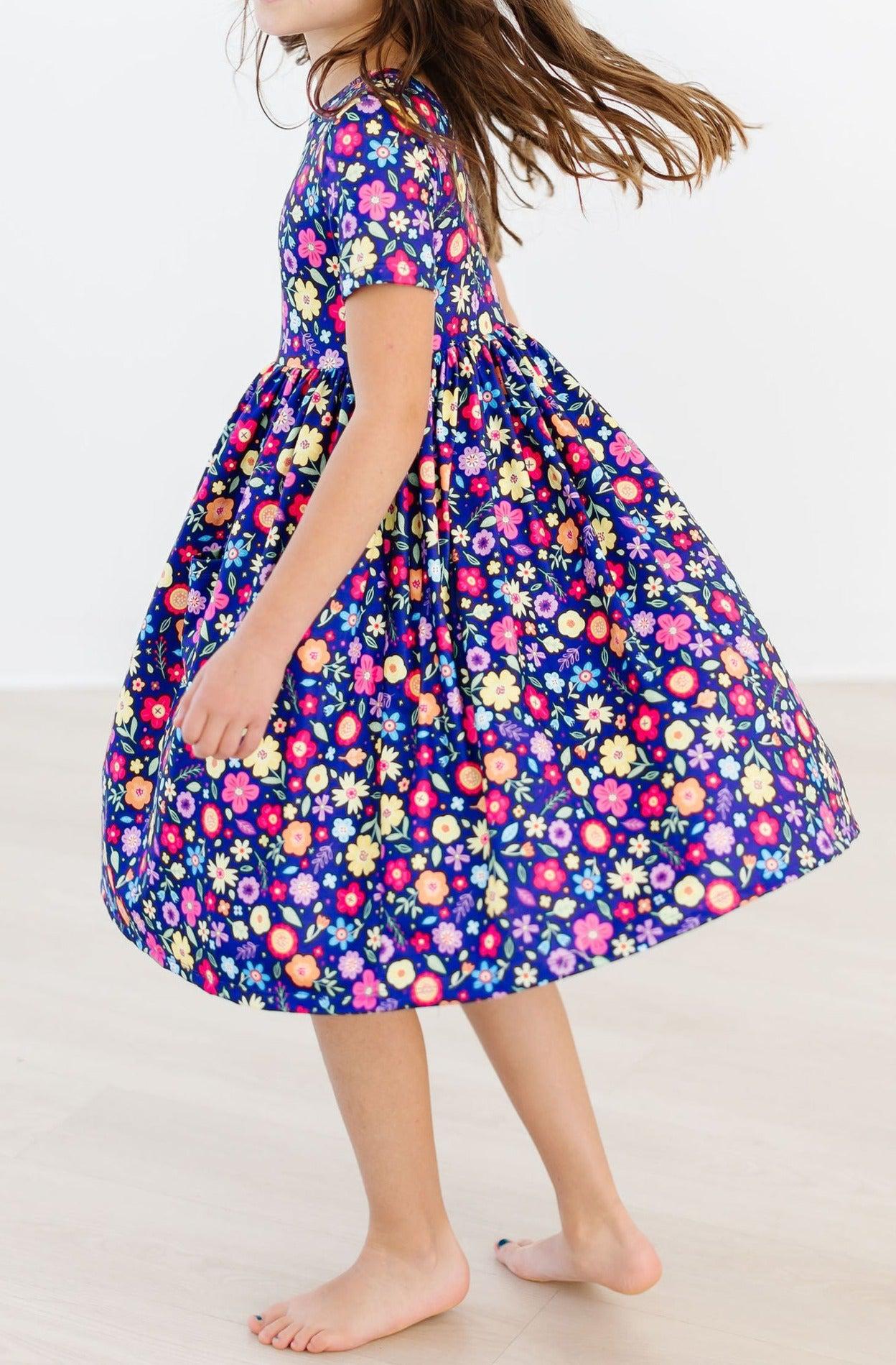 Pick a Posy S/S Pocket Twirl Dress by Mila & Rose ®